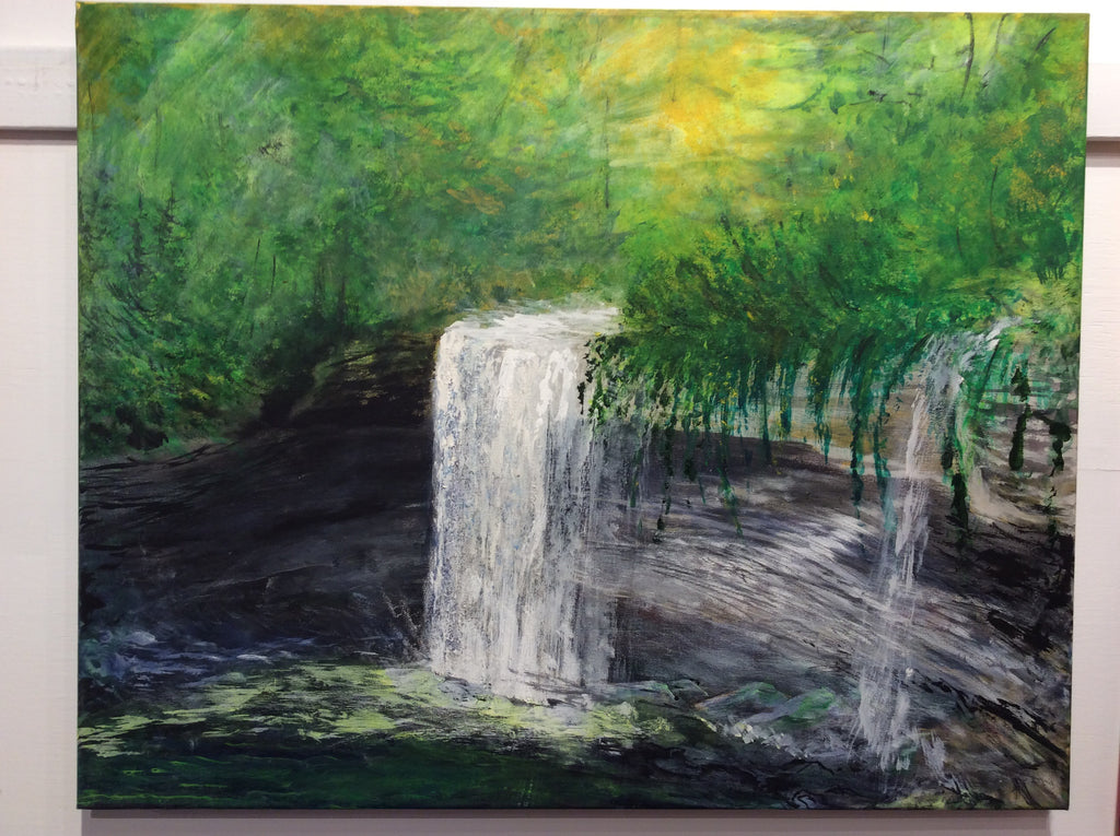 “Bridal Veil Falls” by Daniel Roy Madahbee