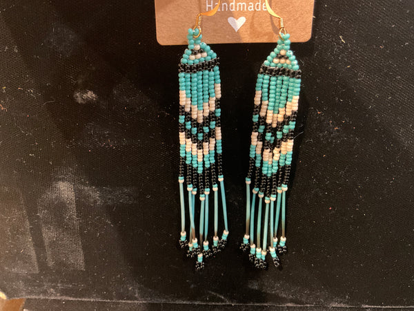 Quill Beaded Earrings