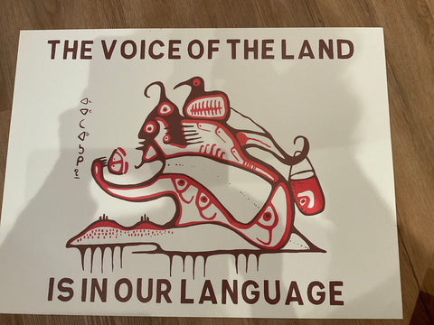 The voice of the land is in our language