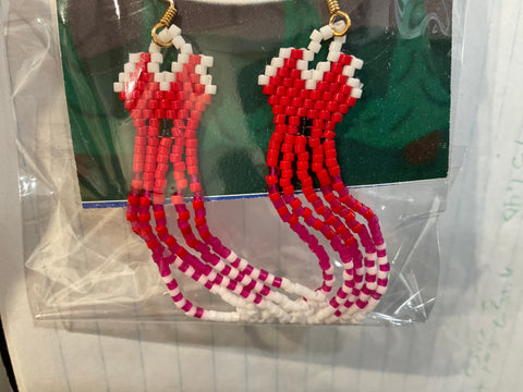 Red Dress Earrings
