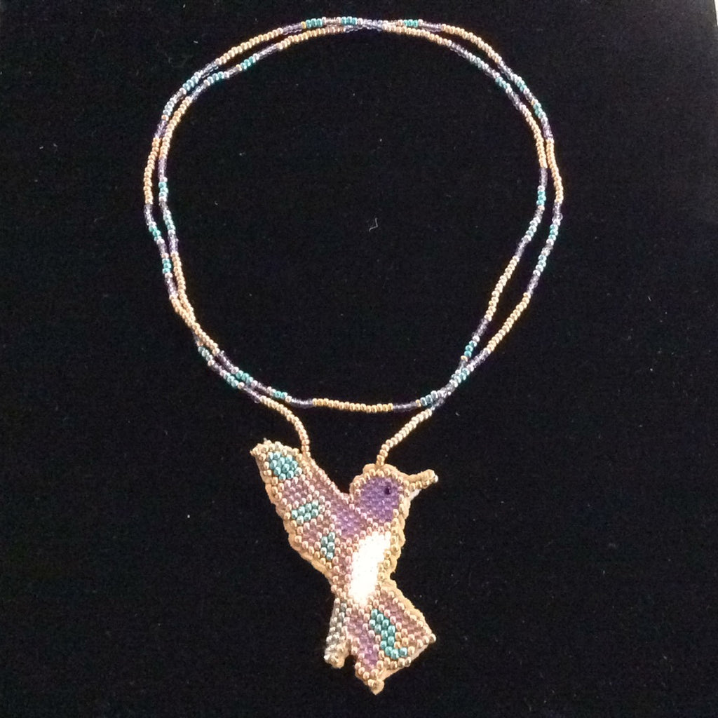 Hummingbird pendant necklace