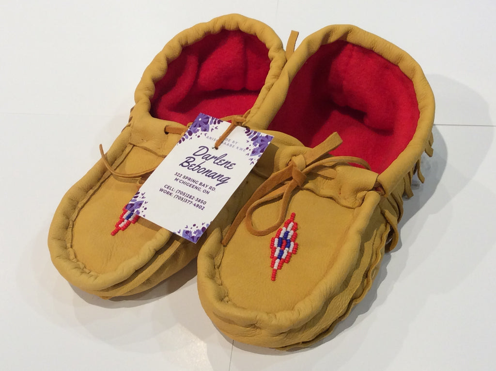Women’s leather moccasins