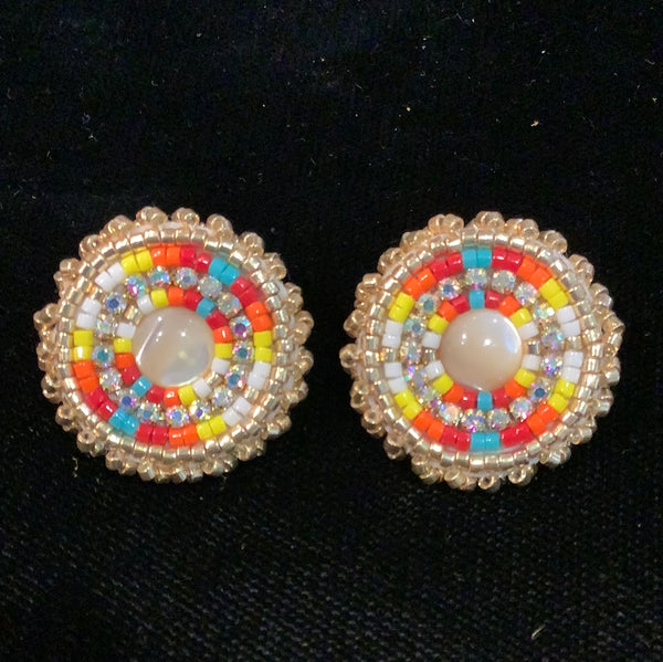 Sew on pearl centre studs